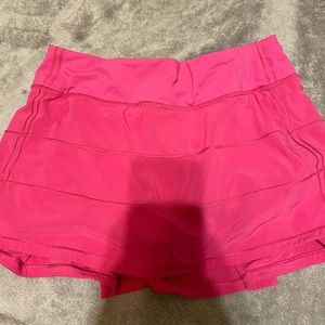 Sonic pink tennis skirt